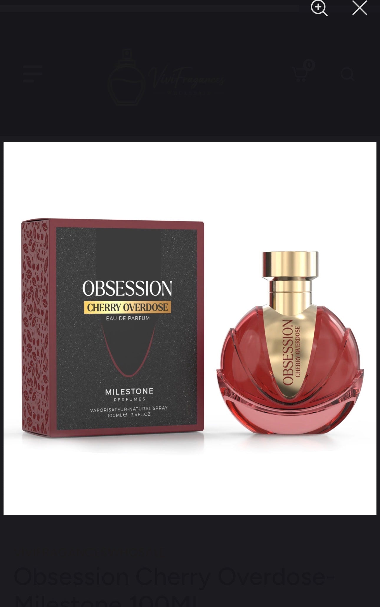 Obsession Cherry Overdose- Milestone 100ML