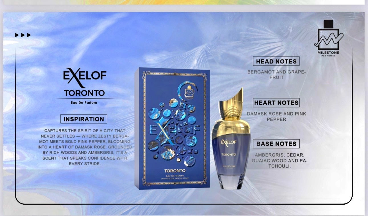 Exelof Toronto Eau de Parfum – Milestone women 100ml