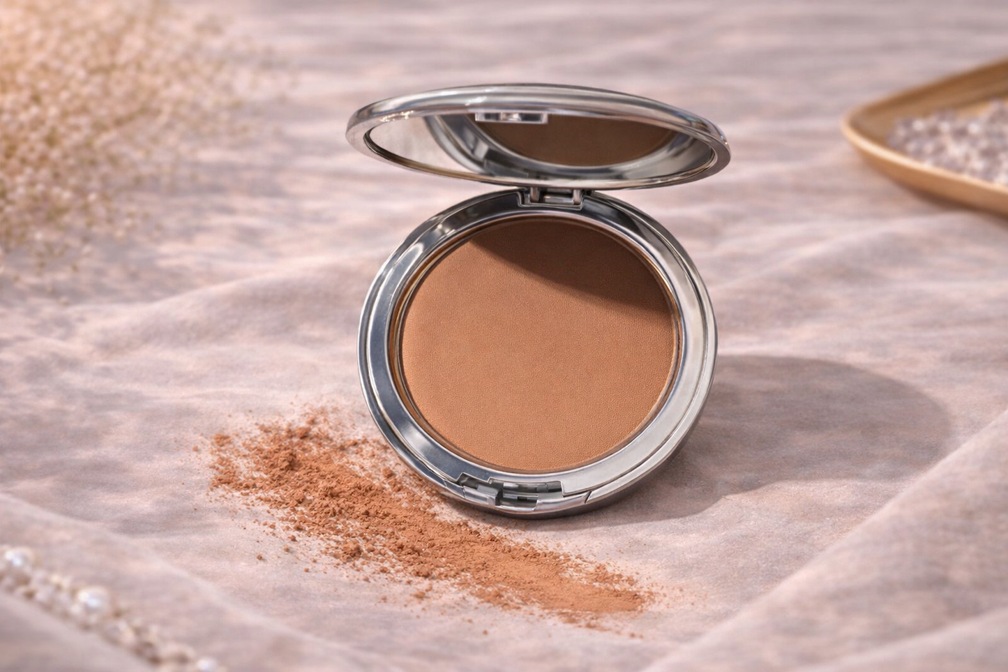 Silky Finish Compact Powder – Natural Matte Coverage